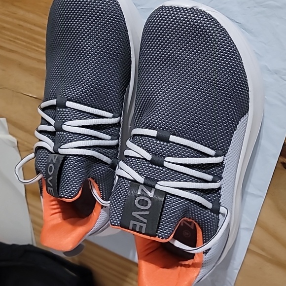 Women’s Athletic Shoes - Gray and Orange - Picture 7 of 13